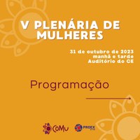 Inscrições abertas para a V Plenária de Mulheres da UFPB